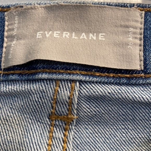 Women’s Everlane Light Blue Denim High Waisted Ankle Jeans Size 26 - Picture 3 of 8